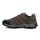 Championes de trekking Country Champion, color gris con detalles en rojo y negro. Capellada de cuero sintético y malla, con suela de goma antideslizante.