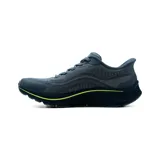 Championes deportivos Skechers Slip-ins Go Run Consistent 2.0 Lockhart, color azul con detalles en verde lima. Confeccionados con parte superior de tejido circular, amortiguación ULTRA LIGHT y tecnología Hands Free Slip-ins para un ajuste fácil sin manos.