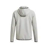 Campera deportiva Under Armour modelo Unstoppable Fleece, color negro, con capucha, cierre frontal completo y logo sutil en el pecho.