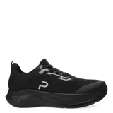 Championes deportivos Push modelo Manu, color gris con suela blanca. Presentan un diseño de malla transpirable con refuerzos sintéticos en la puntera y laterales, cierre mediante cordones blancos y cuello acolchado.