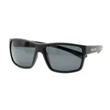 Lentes de sol MDQ modelo Yemata con armazón rectangular de acabado negro mate y cristales oscuros.
