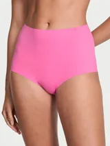 Bombacha tiro alto tipo brief sin costuras, color fucsia, confeccionada en microfibra suave con acabado invisible bajo la ropa.