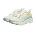 Championes para running 361 Protective Running, color blanco con detalles en amarillo y verde agua. Entresuela de espuma QU!KFOAM LITE y tecnología RAIN BLOCK para proteger de la humedad.