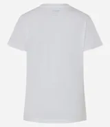 Remera básica de manga corta y cuello redondo, confeccionada en algodón de color celeste.