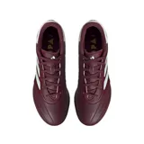 Championes de fútbol Adidas Copa Pure II League Pasto Sintético, color bordó con detalles en blanco y amarillo. Diseñados para canchas de pasto sintético.