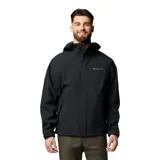 Campera impermeable y transpirable con tecnología Omni-Tech, diseñada con costuras selladas, capucha ajustable, ventilación en axilas y puños regulables. Presenta cierre frontal con solapa y bolsillos con cremalleras recubiertas.