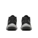 Championes de trail running Merrell modelo Nova 4, color negro con entresuela gris. Presentan diseño de malla transpirable, refuerzos sintéticos en puntera y talón, y tecnología FlexConnect en la suela para mayor flexibilidad y tracción.