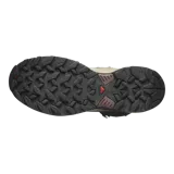 Botas de trekking Salomon X Ultra 360 Mid Gore-Tex, de media caña, color negro, gris y tostado. Cuenta con tecnología impermeable Gore-Tex, chasis avanzado para mayor estabilidad, suela Contagrip con agarre todoterreno y cordones tradicionales.