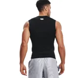 Musculosa Under Armour de hombre, color negro, de compresión y sin mangas.