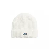 Gorro de lana blanco con logo de Puma bordado en el frente. Diseño con dobladillo y tejido acanalado.