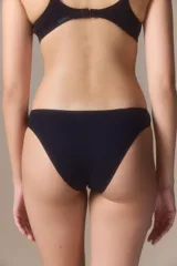 Bombacha vedetina clásica mediana de algodón color gris.