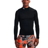 Remera Under Armour de hombre, de compresión, con cuello alto y mangas largas.