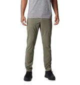 Pantalón de trekking Columbia modelo Tech Trail II Pant Trail, color verde militar, con diseño recto y elástico parcial en la cintura.