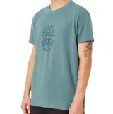 Remera Katin Otg de manga corta y cuello redondo, color verde, con gráfico estampado en el centro del pecho.