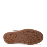 Championes Puma modelo Park Luna, de diseño urbano con inspiración skate. Presentan una capellada blanca con la franja lateral característica de la marca en color negro, cordones gruesos, entresuela en tono crema y suela de goma color caramelo.