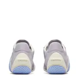 Championes urbanos Merrell modelo Relay Fly Vent Se, en color lila con detalles en blanco y suela texturizada en azul claro. Presentan un diseño ergonómico con cordones y combinación de texturas en gamuza y material sintético.