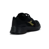 Championes Diadora Champion Mujer Running Robin 4 W, color negro con detalles en blanco.