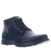 Botas de hombre Freeway modelo Bump, de estilo casual y caña media. Confeccionadas en cuero negro, presentan cierre mediante cordones con ojales metálicos y suela de goma antideslizante con detalle en color contrastante.