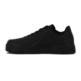 Championes urbanos Diadora Bampu de mujer, color negro, con diseño clásico de cordones y suela de goma texturizada.