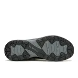 Bota de trekking Merrell modelo Speed Strike 2 Mid, color negro, con diseño atlético y membrana impermeable. Presenta parte superior de malla y cuero sintético, cuello acolchado, puntera reforzada y suela de goma con tracción duradera.