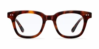 Lentes Blueblocker Nabil modelo Carey, con armazón cuadrado de diseño clásico y sofisticado con patrón carey, fabricados con Bio-based G850 y patillas de Propionato de Celulosa. Cuentan con lentes transparentes con protección contra luz azul y UV400.