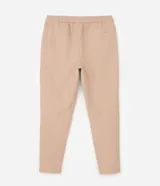 Pantalón deportivo para hombre Get Over de color beige, con cintura elástica con cordón de ajuste, bolsillos funcionales y cierres en los tobillos.