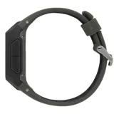 Reloj digital Rip Curl Search GPS Series 2, color verde oscuro con caja de plástico ABS y correa de goma. Resistente al agua hasta 100 metros, con función de marea y GPS. Tamaño de la caja: 43 mm.