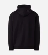 Saco deportivo Get Over confeccionado en tejido tech fleece, con capucha ajustable, cierre frontal por cremallera y bolsillos laterales con cierre.