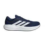 Championes Adidas Response Runner 2, de color azul marino con las tres tiras características de la marca en blanco y suela blanca.