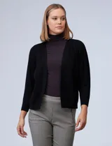 Cardigan tejido negro, marca Sioni.