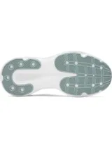 Championes de running Under Armour modelo Infinite, color verde agua con suela blanca. Presentan parte superior de tejido de punto transpirable, amortiguación reactiva UA HOVR y suela de goma resistente.