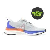 Championes deportivos American Sport Azriel para hombre, color blanco con detalles en celeste y verde.