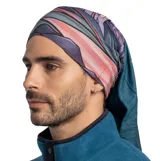 Cuello multifuncional Buff de la colección National Parks, con diseño estampado inspirado en el Parque Nacional Yosemite. Fabricado con tecnología CoolNet UV que ofrece protección solar UPF 50 y efecto de refrigeración por evaporación.
