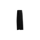 Pantalón vaquero Adidas modelo Firebird Adilenium de corte ancho, color negro, con diseño clásico de franjas laterales y cierre frontal con botón y cremallera.