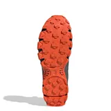 Championes de trail running Adidas Terrex Rockadia M para hombre, en color negro con detalles en naranja y suela de gran tracción.