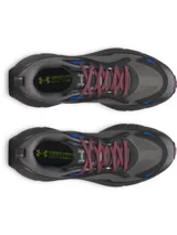 Championes Under Armour modelo Aura Ripstop, con parte superior tridimensional de material ripstop resistente y ligero. Cuenta con amortiguación reactiva UA HOVR para mayor retorno de energía y suela de goma con ranuras de flexión para mayor tracción.