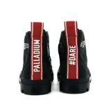 Botas Palladium Pampa Hi unisex, color negro, de caña alta y suela de goma.