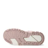 Championes urbanos Miss Carol modelo Harpers, color blanco con detalles en rosa.