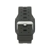 Reloj digital Rip Curl Search GPS Series 2, color verde oscuro con caja de plástico ABS y correa de goma. Resistente al agua hasta 100 metros, con función de marea y GPS. Tamaño de la caja: 43 mm.