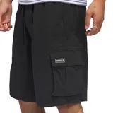 Bermuda Adidas Cargo modelo Skt Exc de color negro, con bolsillos cargo laterales y diseño holgado.