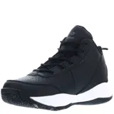 Championes de caña alta Topper Candun CS, color negro con detalles en gris y suela blanca.