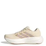 Championes de running Adidas Response 2, color beige con detalles en lila y dorado.