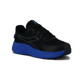 Championes de running Diadora Freeze para hombre, color negro con detalles en gris y suela azul.