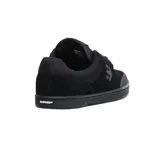 Championes Etnies Marana, color negro, con capellada de gamuza y logo de la marca en el lateral.