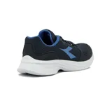 Championes deportivos Diadora modelo Robin 4 para hombre, color negro con logo blanco en el lateral y suela gruesa blanca.