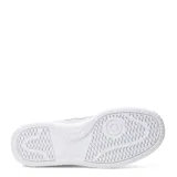 Championes New Balance modelo 080, color gris claro con detalles en blanco. Confeccionados en gamuza y malla, con el logo "N" característico en los laterales y suela blanca.