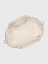 Cartera de mano Longchamp modelo Le Roseau S, confeccionada en cuero color verde con herraje metálico distintivo de la marca.