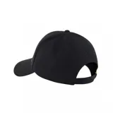 Gorra Armani Exchange modelo Train Core color negro, con visera curva y logo EA7 Emporio Armani estampado en relieve en el frente.