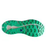 Championes de trail running Brooks Divide 4, color amarillo con detalles en negro y verde.