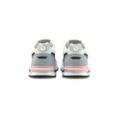Championes Puma Graviton de mujer, color blanco con detalles en gris, negro y rosa.